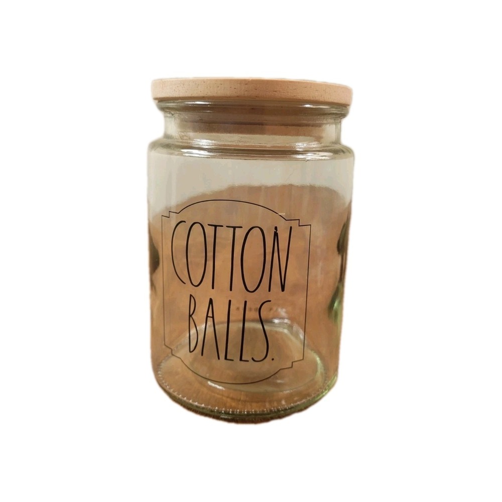 Rae‎ Dunn Cotton Ball Jar With Lid